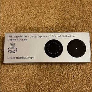 NEW Vintage Georg Jensen Henning Koppel Salt and Pepper Shakers